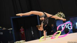 Best moments of second day of Rhythmic Gymnastics World Cup competitions in Baku (PHOTO)