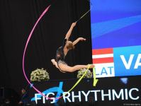 Best moments of second day of Rhythmic Gymnastics World Cup competitions in Baku (PHOTO)