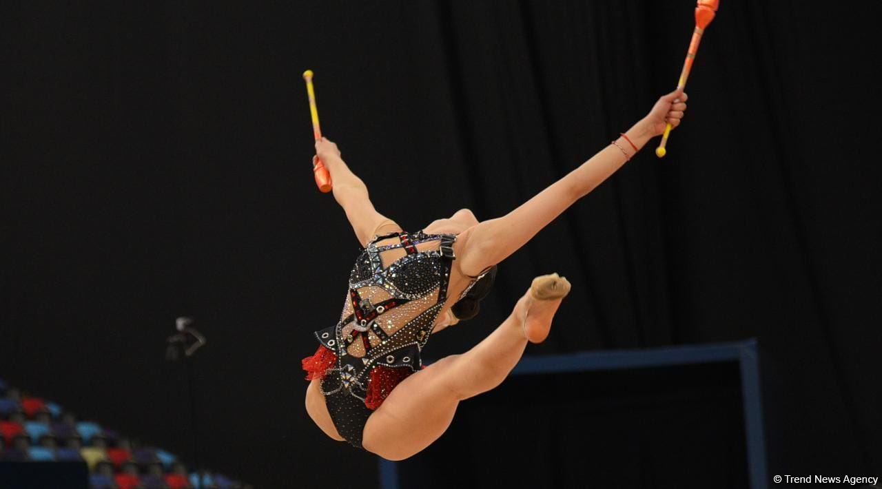 Best moments of second day of Rhythmic Gymnastics World Cup competitions in Baku (PHOTO)