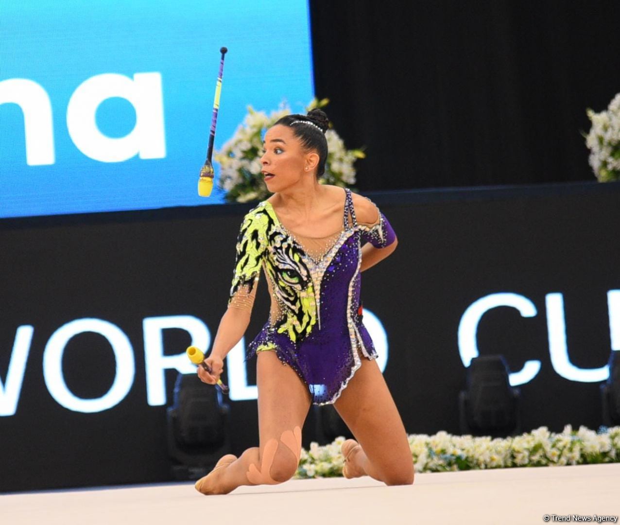 Best moments of second day of Rhythmic Gymnastics World Cup competitions in Baku (PHOTO)