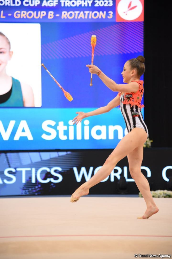 Best moments of second day of Rhythmic Gymnastics World Cup competitions in Baku (PHOTO)