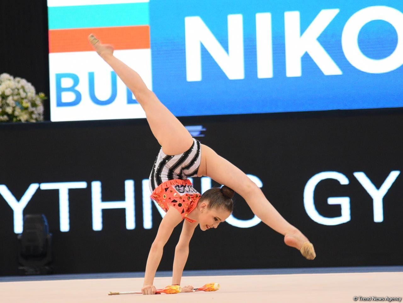 Best moments of second day of Rhythmic Gymnastics World Cup competitions in Baku (PHOTO)