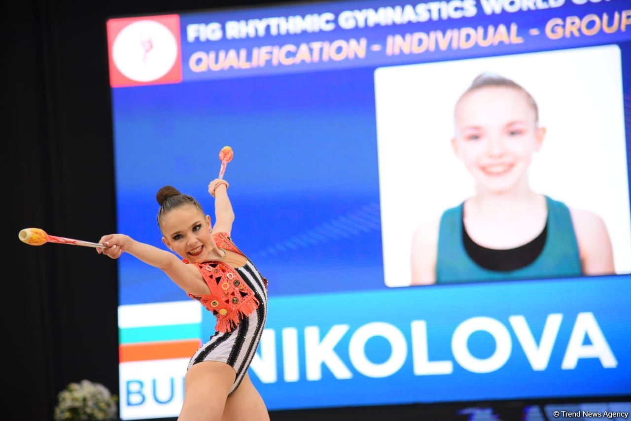 Best moments of second day of Rhythmic Gymnastics World Cup competitions in Baku (PHOTO)