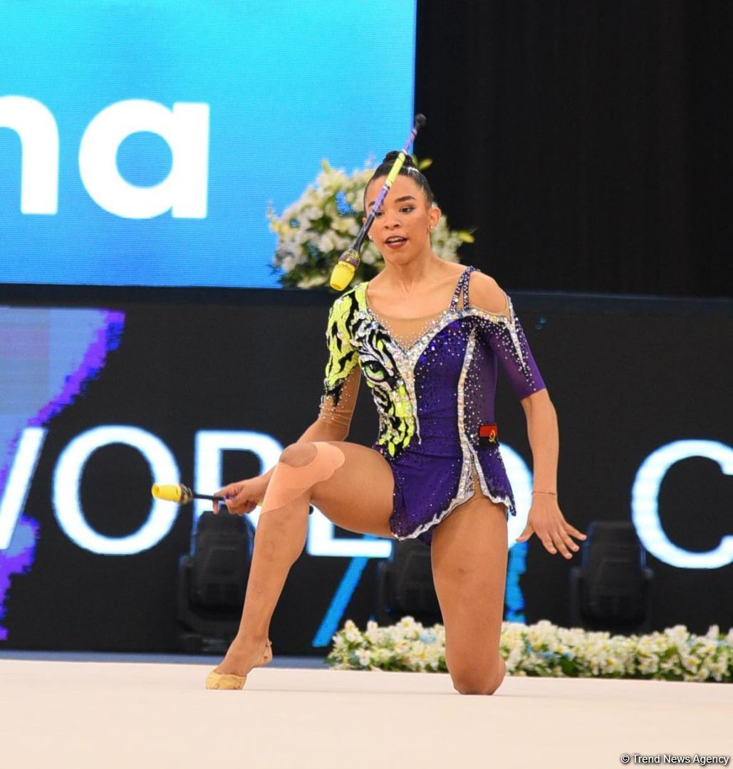 Best moments of second day of Rhythmic Gymnastics World Cup competitions in Baku (PHOTO)