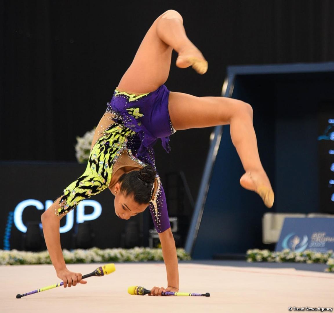 Best moments of second day of Rhythmic Gymnastics World Cup competitions in Baku (PHOTO)