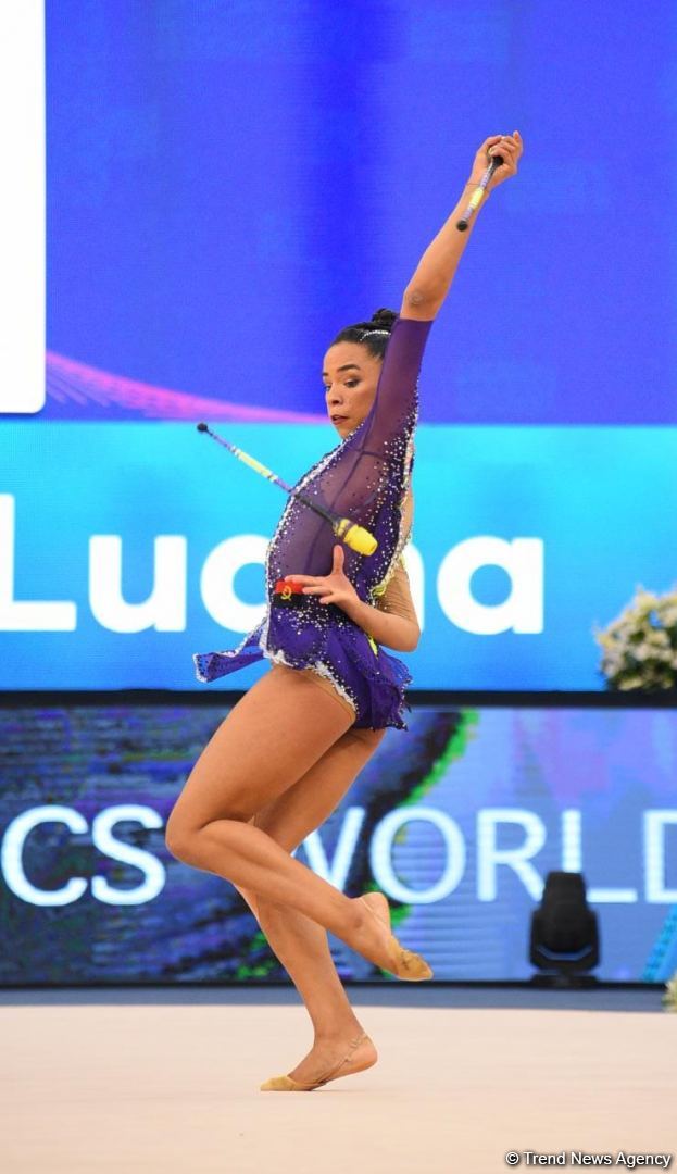 Best moments of second day of Rhythmic Gymnastics World Cup competitions in Baku (PHOTO)