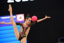 World Cup in Baku: German gymnast wins gold in exercises with ball (PHOTO)