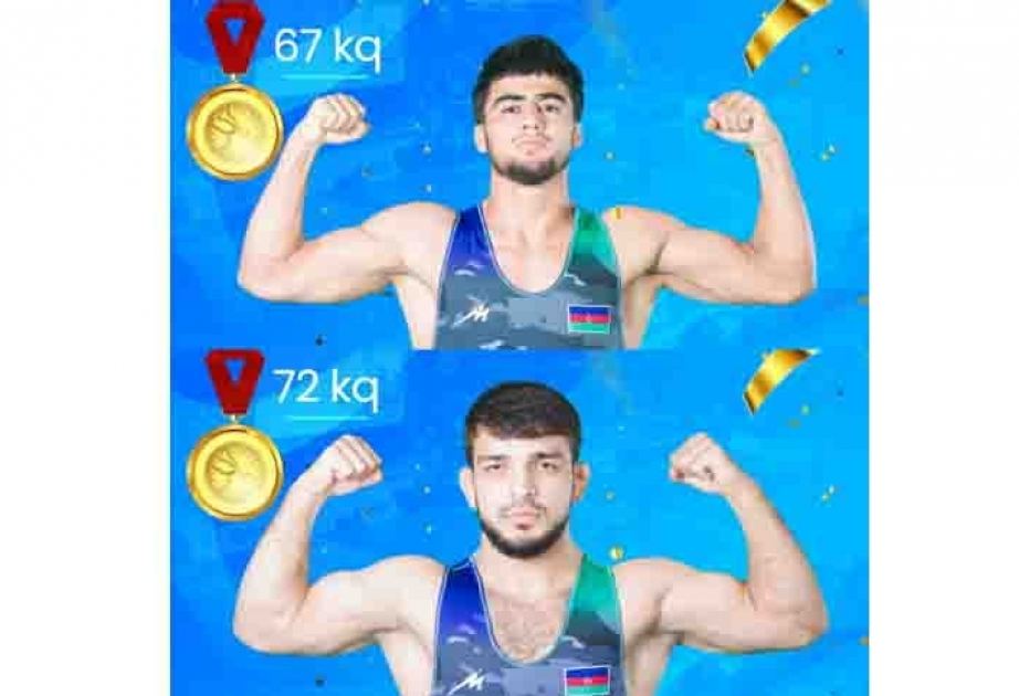 Азербайджанские борцы Хасрат Джафаров и Ульви Ганизаде стали чемпионами Европы