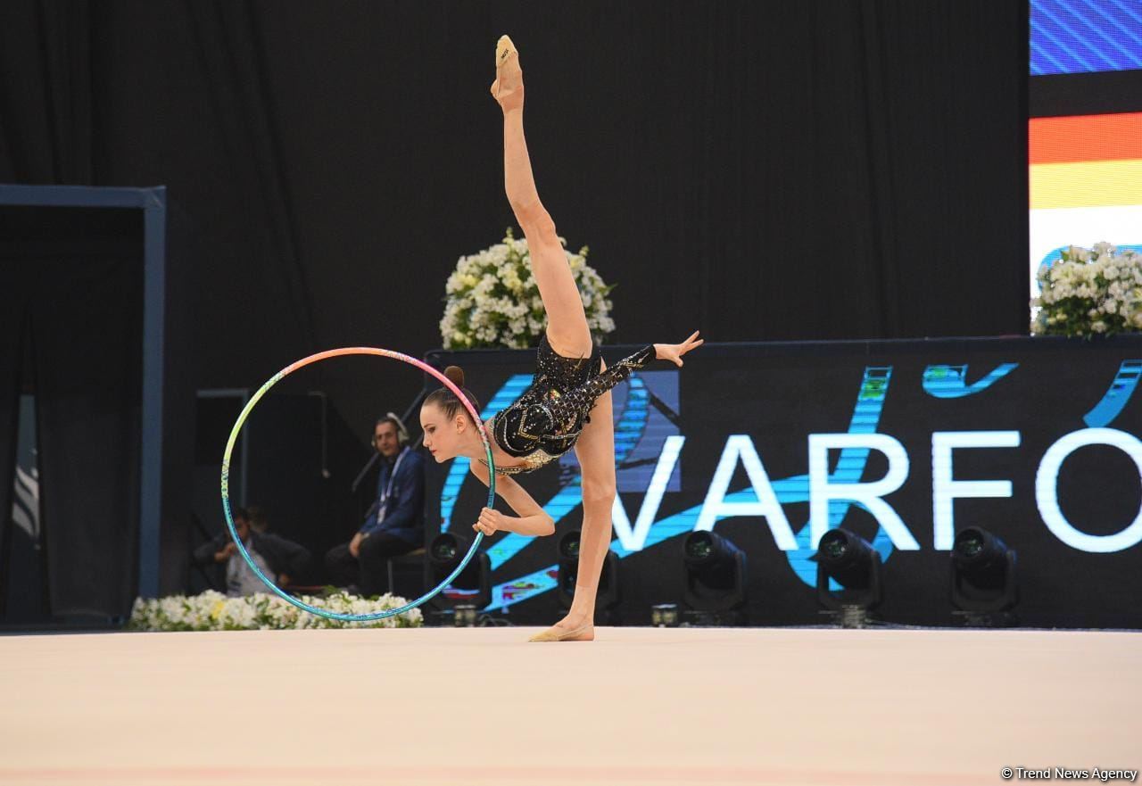 В Баку стартовал заключительный день соревнований Кубка мира FIG по  художественной гимнастике (ФОТО)