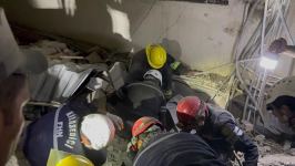 Body of one person removed from rubble in building where explosion occurred in Azerbaijan's Bilasuvar (PHOTO/VIDEO)