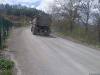 Sülhməramlılara aid 45 avtomobil Laçın yolundan maneəsiz keçib (FOTO)