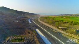 Ускоренными темпами продолжается строительство автодороги Худаферин-Губадлы-Лачин (ФОТО/ВИДЕО)