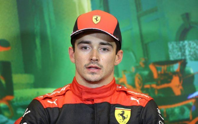 Пилот Ferrari Шарль Леклер стал первым в рейтинговом раунде "Формулы 1" в Баку