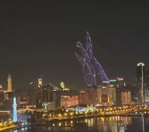 В Баку состоялось зрелищное шоу дронов (ВИДЕО)