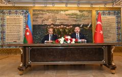 Азербайджан и Турция подписали Протокол о внесении изменений в Соглашение о преференциальной торговле (ФОТО)