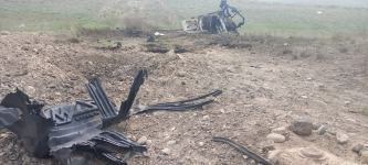 Распространились кадры местности в Тертере, где при подрыве на мине погибли 3 человека (ФОТО)