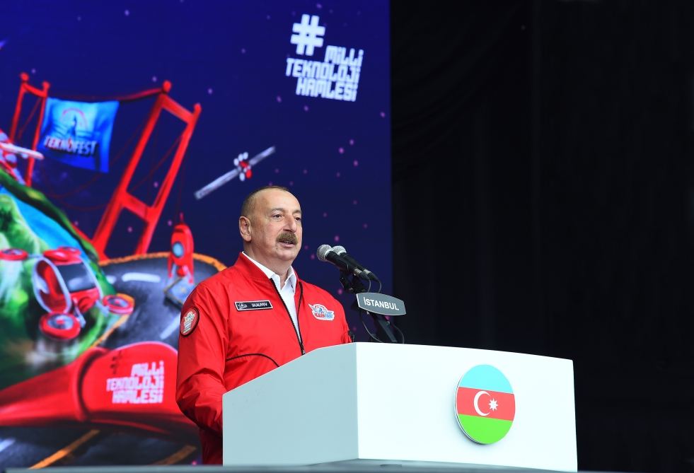 Президент Ильхам Алиев: Турция и Азербайджан едины. Как сказал мой отец: «Одна нация, два государства», хочу добавить, один кулак!»