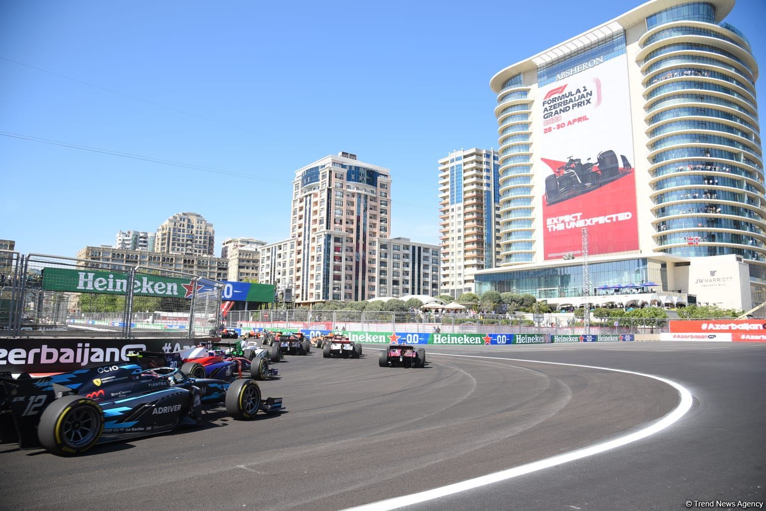 First sprint race of Formula 2 teams within F1 Azerbaijan Grand Prix wraps up (PHOTO)