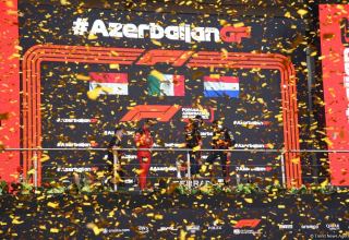 2023 Formula 1 Azərbaycan Qran Prisinin qalibi və mükafatçıları mükafatlandırılıb (FOTO)