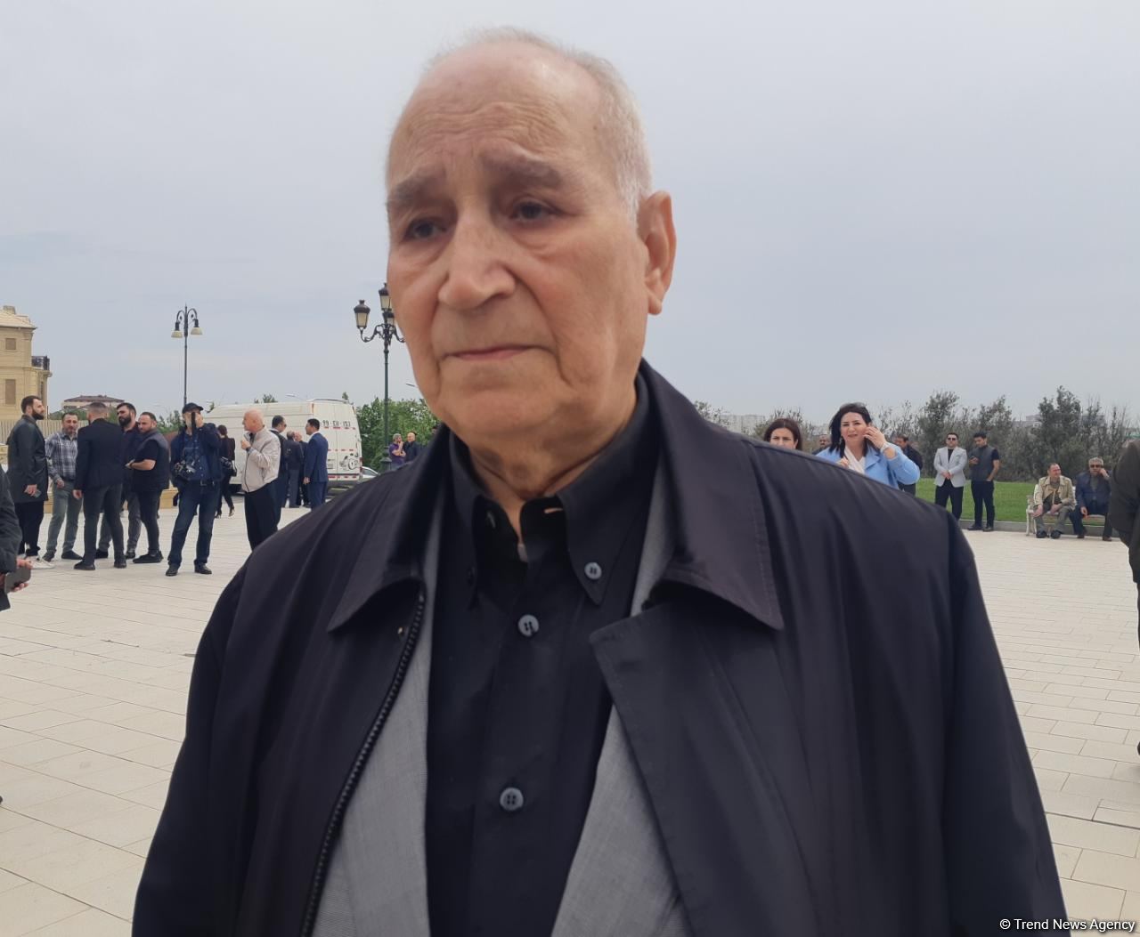 В Баку проходит церемония прощания с народным артистом Афтандилом Исрафиловым (ФОТО)