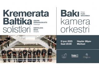 В Центре Гейдара Алиева состоится концерт солистов камерного оркестра "Kremerata Baltika"