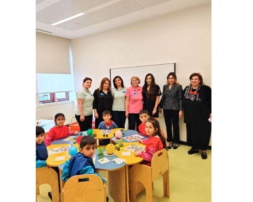 Вице-президент Фонда Гейдара Алиева Лейла Алиева посетила Центр раннего вмешательства «Здоровое будущее детей» (ФОТО)