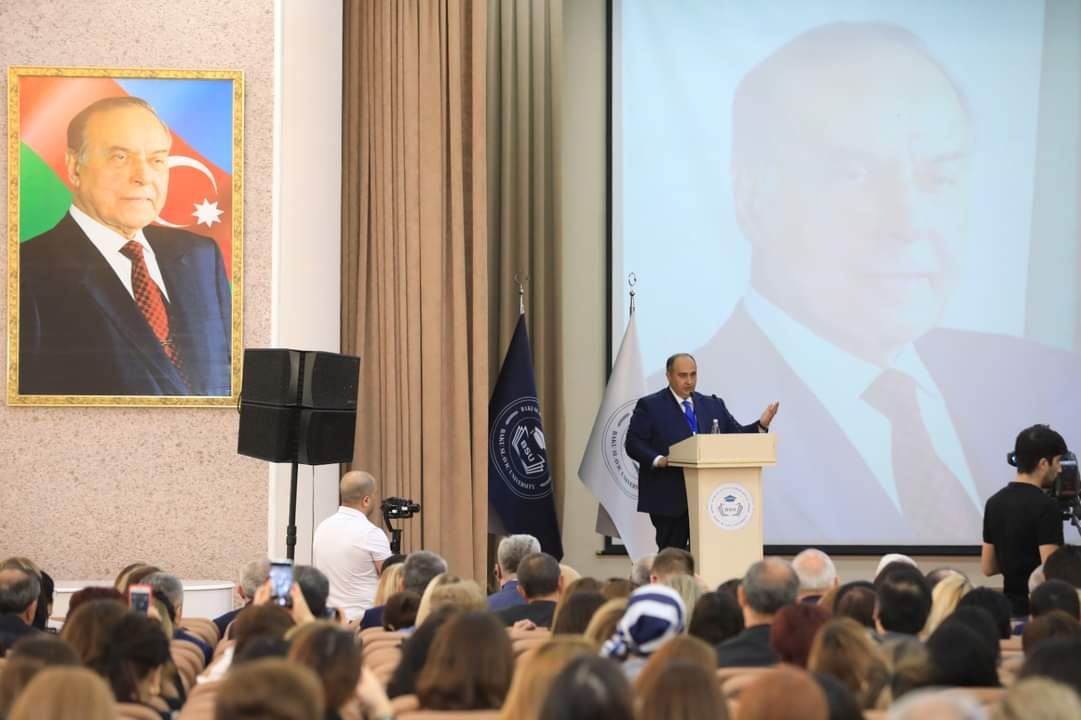 BSU-da "Heydər Əliyev İli" çərçivəsində beynəlxalq elmi konfransın açılış mərasimi keçirilib (FOTO)