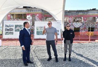 President Ilham Aliyev, First Lady Mehriban Aliyeva informed about tourism projects implemented in Tugh village (PHOTO/VIDEO)