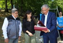 Leyla Əliyeva Ulu Öndərin 100 illiyinə həsr edilən ekoloji aksiyalarda iştirak edib (FOTO)