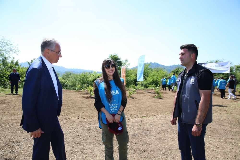 VP of Heydar Aliyev Foundation Leyla Aliyeva takes part in environmental events dedicated to 100th anniversary of Great Leader Heydar Aliyev (PHOTO)