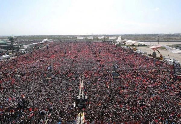 Erdogan's pre-election rally in Istanbul attended by 1.7 million people