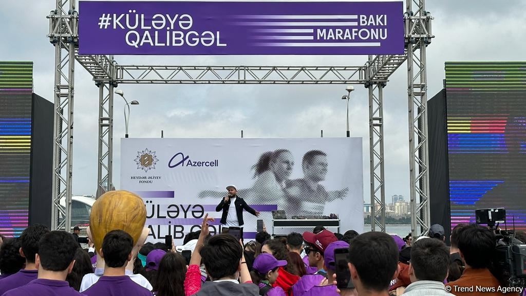 Любовь к спорту, единение и  поддержка - развлекательная зона "Бакинского марафона - 2023" (ФОТО)