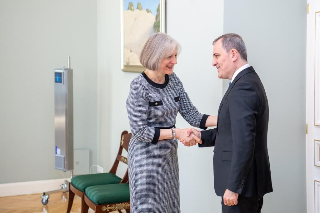 Ceyhun Bayramov Litva Prezidenti ilə görüşüb (FOTO)