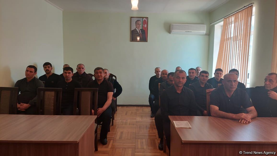 Execution of pardon order complete in penitentiary institution No.7 in Azerbaijan (PHOTO)