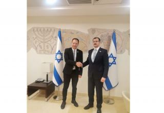 Ambassador of Azerbaijan to Israel meets with Chair of Israel-Azerbaijan Parliamentary Friendship Group