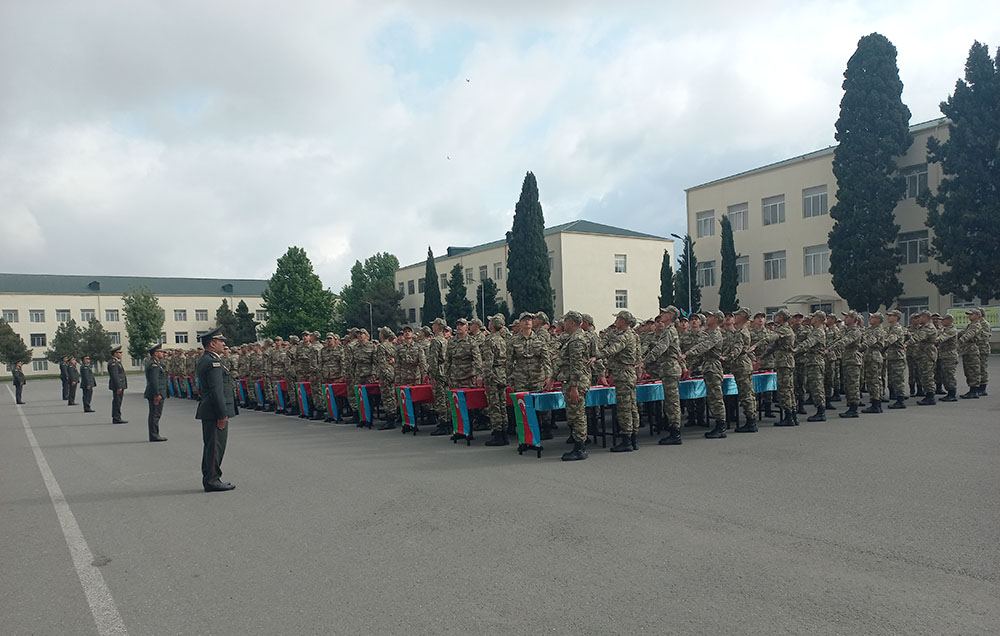 В азербайджанской армии прошли церемонии присяги (ФОТО/ВИДЕО)