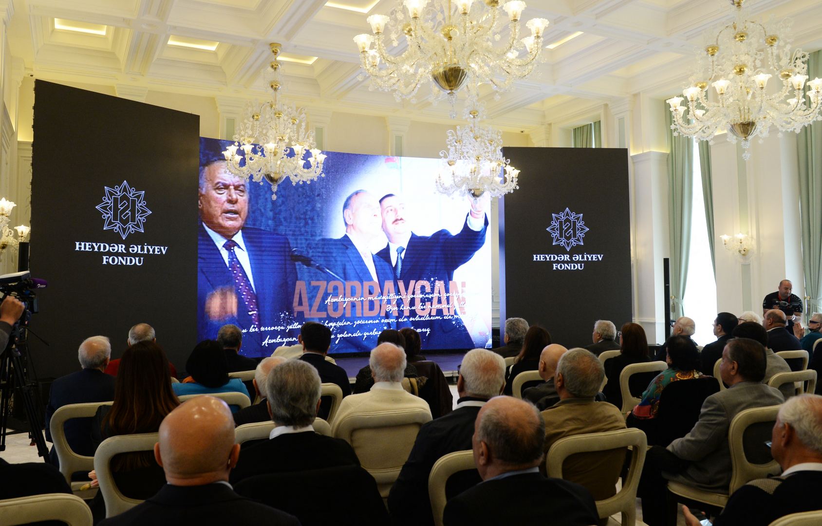 Film dedicated to 100th anniversary of great leader Heydar Aliyev shown in Azerbaijan’s Shusha (PHOTO)