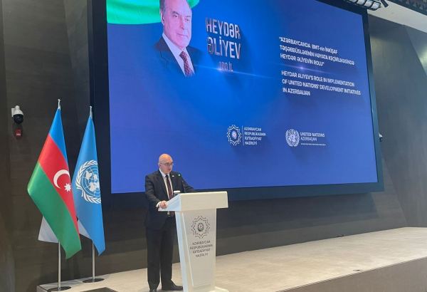 Great leader Heydar Aliyev made invaluable contribution to dev't of Azerbaijan's relations with UN - official