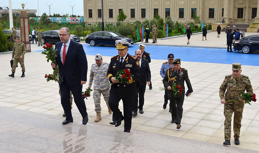 Turkish delegation visits Military Institute named after Heydar Aliyev in Azerbaijan (PHOTO)