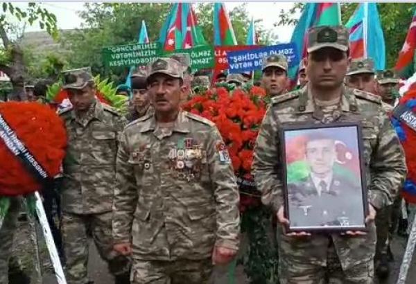 Azerbaijan holds farewell ceremony for soldier killed following Armenian provocation