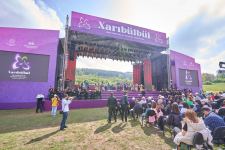 “Yüksəliş” müsabiqəsinin qalibləri “Xarıbülbül” Beynəlxalq Musiqi Festivalında iştirak ediblər (FOTO)