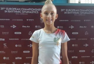 Polish athlete hails arena in Baku amid 39th European Championships in Rhythmic Gymnastics