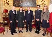 Nizami Gəncəvi Beynəlxalq Mərkəzinin həmsədri Malta Prezidenti ilə görüşüb (FOTO)
