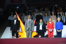 В Баку состоялось торжественное открытие 39-го чемпионата Европы по художественной гимнастике (ФОТО)