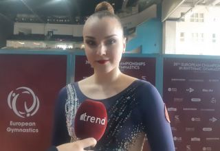 Montenegrin gymnast hails opening ceremony of European Championship in Baku