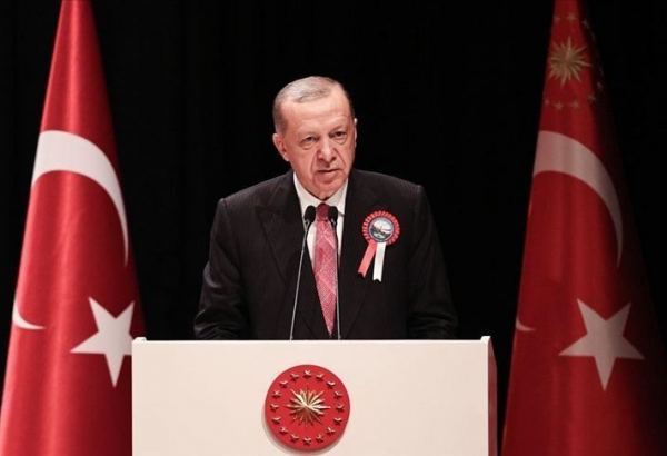 People's Alliance, Justice and Development Party showed example of democracy in elections - President Erdogan