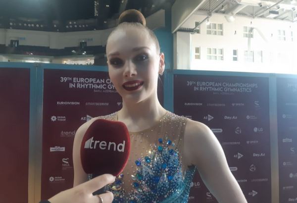 Lithuanian gymnast hails organization of competitions of European Championship in Baku