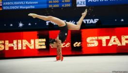 Exciting programs of gymnasts, audience delight - highlights of second day 39th European Rhythmic Gymnastics Championship in Baku (PHOTO)