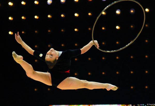 Bədii gimnastika üzrə Avropa çempionatının fərdi çoxnövçülük proqramı üzrə finalının ən gözəl anları (FOTO)