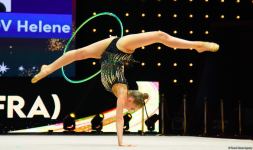 Bədii gimnastika üzrə Avropa çempionatının fərdi çoxnövçülük proqramı üzrə finalının ən gözəl anları (FOTO)